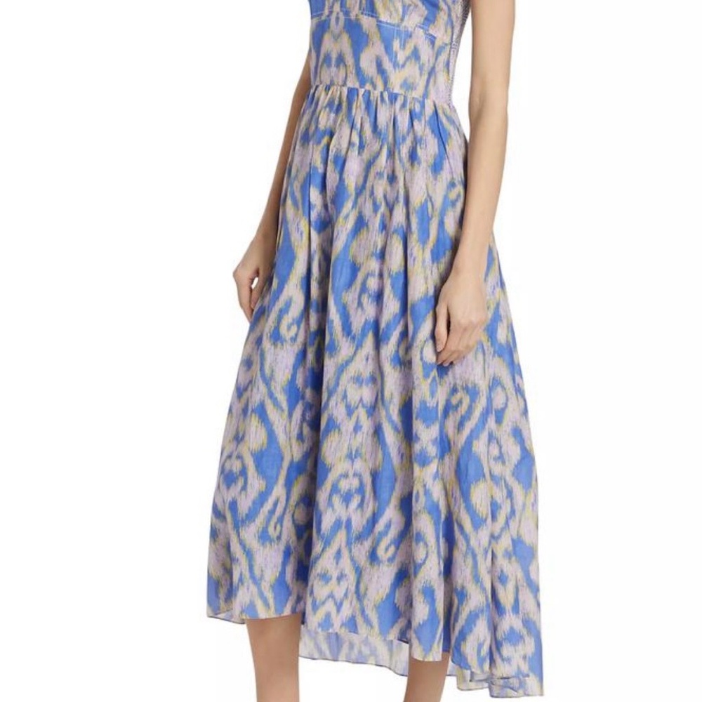 Maria Cher Women’s Moreno Maive Printed Midi-Dress Slim Fit XL New